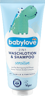 2IN1 sensitive gel za tuširanje i šampon babylove