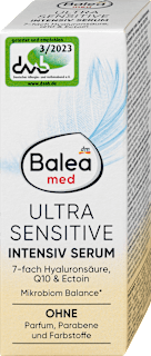 Ultra Sensitiv intenzivni serum za lice Balea med