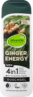Gel za tuširanje Ginger Energy 4 v 1 alverde NATURKOSMETIK MEN