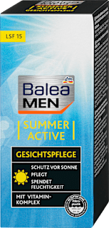 Pleťový krém pre mužov Summer Active Balea MEN