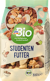 Nuss- & Trockenfrüchtemischung, Studentenfutter dmBio