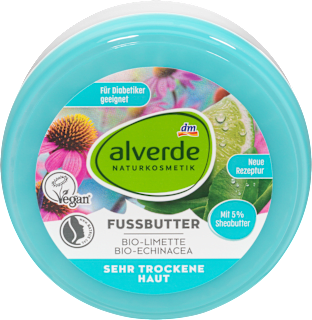 Maslo na nohy s bio limetkou a bio echinaceou alverde NATURKOSMETIK