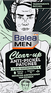 Clear - up nalepnice protiv bubuljica Balea MEN