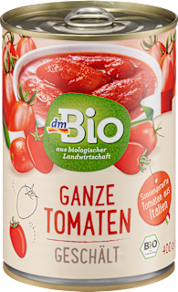 Ganze Tomaten, geschält dmBio