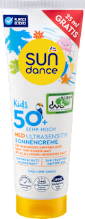 Sonnencreme Kids MED ultra sensitiv, LSF 50, Überfüller SUNDANCE
