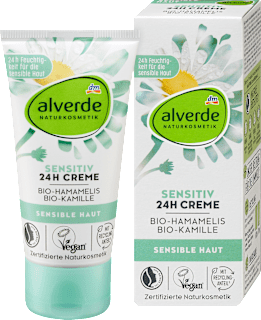 Gesichtscreme Sensitiv 24h  alverde NATURKOSMETIK