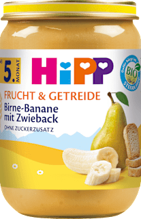 EKO kašica za bebe – kruška, banana i dvopek, 5 + mj. HiPP