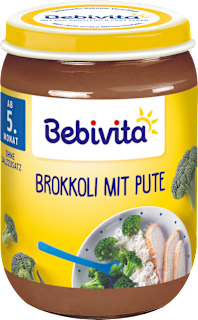 Kašica s brokulom, rižom i puretinom, 5+ mj. Bebivita