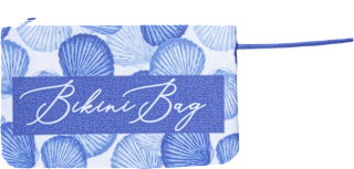Bikini Bag Blau PURSET