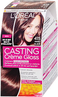 Vopsea păr 415 Maron Glac L'ORÉAL PARiS CASTING Crème Gloss