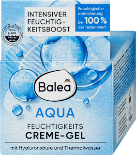 AQUA gel krema za lice Balea