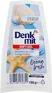 Lufterfrischer Duft-Gel Ocean Fresh Denkmit