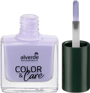 Lac de unghii Color & Care 150 Frosted Purple alverde NATURKOSMETIK