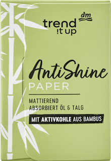 trend !t up Mattierendes Papier Anti Shine mit Aktivkohle, 50 St bei DM  kaufen