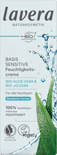 Gesichtscreme Basis Sensitiv Feuchtigkeit lavera NATURKOSMETIK