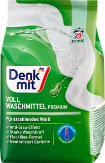 Detergent rufe albe pudră Ultra 20 spălări Denkmit