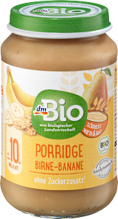 Porridge Birne-Banane ab 10. Monat dmBio