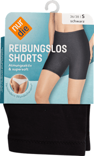 Shorts Reibungslos schwarz, Gr. 36/38 nur die