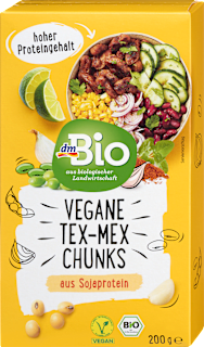 Soja vegane Tex-Mex Chunks dmBio