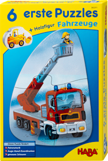 Puzzle 6 erste Puzzles Fahrzeuge HABA