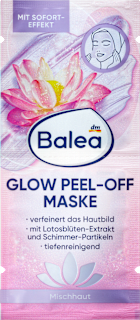Gesichtsmaske Peel-Off Glow (2 x 8 ml) Balea