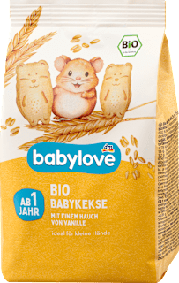 Bio babakeksz vaníliával, 1 éves kortól babylove