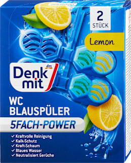 Kamen za WC - limun, 2x48g Denkmit