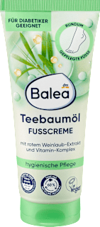 Fußcreme Teebaumöl Balea