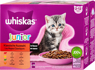 Nassfutter Katze Junior Klassische Auswahl Whiskas