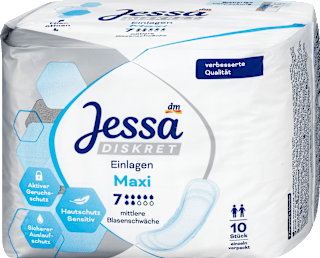Einlagen Inkontinenz Maxi Jessa DISKRET