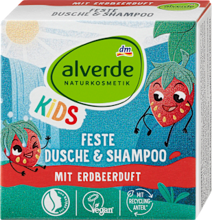 Trdo milo za otroke jagoda alverde NATURKOSMETIK