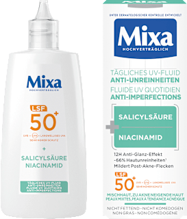 Gesichtsfluid Anti-Unreinheiten LSF 50+ Mixa