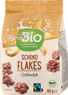 Kukuričné lupienky v mliečnej čokoláde dmBio