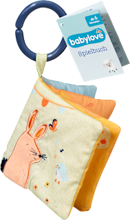 Textil játékkönyv, 6 hónapos kortól babylove