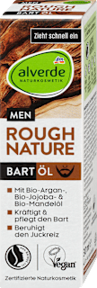 Olio per la cura della barba Rough Nature alverde MEN