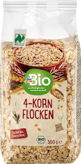 Zmes 4 druhov obilných vločiek dmBio