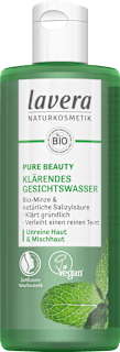 Gesichtswasser Pure Beauty Bio-Minze & natürliche Salizylsäure lavera NATURKOSMETIK