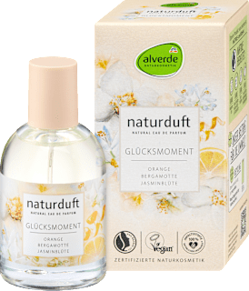 Парфюмна вода с натурален аромат „Миг на щастие“ alverde NATURKOSMETIK