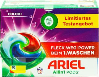 Detergent de rufe capsule AIO Color ARIEL