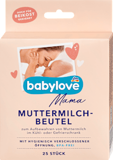 Vrećice za pohranu izdojenog mlijeka u hladnjaku ili zamrzivaču babylove Mama