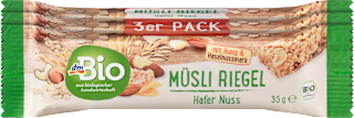 Müsliriegel Hafer Nuss 3er Pack dmBio