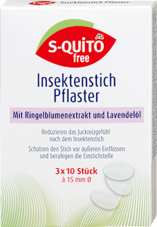 Plasturi pentru înțepături de insecte S-QUiTO free
