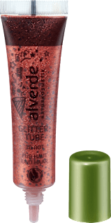 Glittertube Natürlich Bunt 30 Rot alverde NATURKOSMETIK