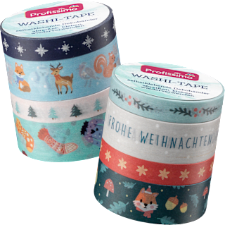 Washi-Tape Weihnachten sortiert Profissimo