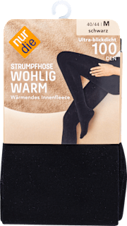 Strumpfhose Wohlig Warm 100 DEN, Größe 40/44 nur die