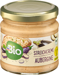 Brotaufstrich Aubergine dmBio