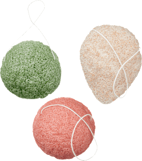 Spugna in konjac per la pulizia del viso assort. ebelin