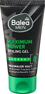 Maximum Power gel za kosu, putno pakovanje Balea MEN
