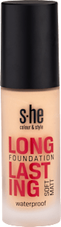 LONG LASTING SOFT MATT tečni puder - 190/002 Vanilla s-he colour&style