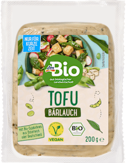 Tofu all'aglio orsino dmBio